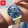 Годинник наручний Olevs 9809 Blue Accents