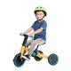 Беговел велосипед детский 3-х колесный с педалями 3в1 KiderKraft 4TRIKE Flower Blue / Велобег для детей