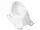 Горщик дитячий антиковзкий OWLS white