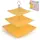 Фруктовница 3-х ярусная Stenson Yellow silk MС-3689