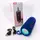 Портативная Bluetooth колонка TG619C FM-радио USB/TF с ремешком блютуз колонка с подсветкой Цвет: синий
