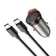 Адаптер автомобильный HOCO Rigorous single port car charger NZ16 (Type-C to Type-C set) |1Type-C, 30W/3A, PD20W/QC|