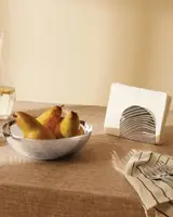 Фруктовница Alessi Veneer 29 см коричневая