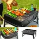 Мангал складной 36х28х20см BBQ для барбекю.