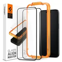 Захисне скло Spigen для iPhone 15 Pro - ALIGNmaster (2 шт), Black (AGL06895)