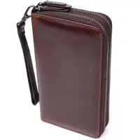 Мужской клатч из натуральной кожи Vintage 23064 Коричневый