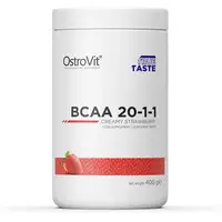 Аминокислота BCAA OstroVit BCAA 20-1-1, 400 грамм Клубничный крем