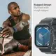 Чехол и ремешок Spigen для Apple Watch 4/5/6/7/8/9/SE (44/45mm) - Rugged Armor Pro, Dark Grey (ACS07387)