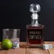 Графин "Заради всього спиртного", русский, Крафтовая коробка