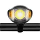 Велофонарь с сигналом и компьютером XA-585-T6 2LED с аккумулятором + кнопка управления