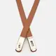Женский кожаный ремень Borsa Leather CV1ZK-135g-ginger