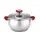 Кастрюля с крышкой Bohmann BH-2315-24-red 6 л 24 см красная