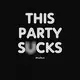 Футболка "This Party S*cks" мужская, Черный, XXL, английский