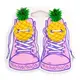 Набор аксессуаров для шнурков YES Pineapple 555820 12х10 см