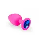 Анальная пробка Pink Silicone Sapphire L