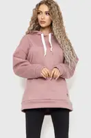 Худи женский на флисе цвет фрезовый 182R22037