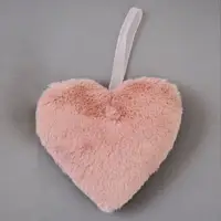 Іграшка на ялинку YES Серце 973553 15 см рожева