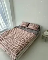 Постельное белье семейное Dushka Home Сатин 20815 160х215х2 см