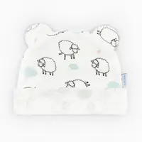 Шапочка с ушками интерлок Cute Lambs