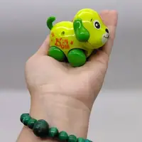Заводная игрушка "Песик" (ЖЕЛТЫЙ), работает без батареек