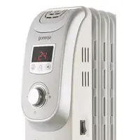 Масляний радіатор Gorenje OR2300PEM 2000 Вт білий