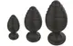 Набор анальных стимуляторов Boss Series - Silicone Anal Plugs Set (2,8 / 3,5 / 4,4 cm)