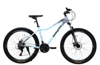 Велосипед Спортивный 27.5 дюймов Corso Integra NG-623 оборудование Shimano алюминиевая рама 17 дюймов 21 скорость. Grey and Blue (194569)