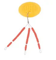 Стопор Bratfishing силиконовый 12шт удлиненный, красный