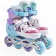 Роликовые коньки Best Roller 11-04 М колеса PU светятся. Multicolor (размер 34-38) (186965)