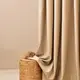 Ткань портьерная однотонная Naturel, шторная ткань, ткань для штор, шторы, портьеры, гардины, ткань гардинная  V-101 беж