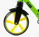 Самокат двухколесный Best Scooter колеса PU 200 мм стальная рама, ручной тормоз, 1 передний амортизатор. Green and Black (150145)