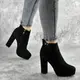 Ботильоны женские Fashion Montana 2374 39 размер 25 см Черный
