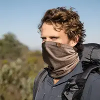 Багатофункціональна пов'язка Naturehike Wool scarf NH20FS025 coffee