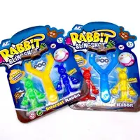 Игрушка-рогатка с эластичными фигурками, (цвет Красно-желтый)