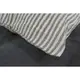 Постельное белье со льна Lotus Home - Karlin stripe linen антрацит евро