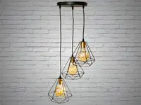 Светильник-подвес в стиле Loft F4997/3 DH
