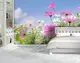 Фотообои текстурированные, виниловые Цветы, 250х380 см, fo01inV_fl102515