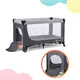 Кровать-манеж Kinderkraft Leody Grey (KCLEOD00GRY0000)