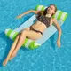 Надувной водный гамак Pool Loungers для бассейна и пляжа • Плавательный шезлонг с сеткой и подголовниками