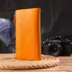 Оригинальный кошелек из натуральной зернистой кожи CANPELLINI 21631 Желтый