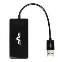 Розгалужувач Lesko Black USB хаб Frime 4 х USB 2.0 FH-20030
