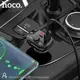 Адаптер автомобильный HOCO 50W In-Car BT FM transmitter DE2 |2USB/1Type-C, QC/PD, 50W/3A|