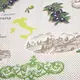 Ткань полотенечная вафельная Оливки