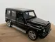 Модель автомобиля Mercedes AMG G65 черная 1:32 — металлическая инерционная машинка с открывающимися дверями и подсветкой фар
