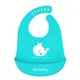 Нагрудник детский Bestbaby BS-8807 Кит Blue слюнявчик силиконовый с карманом для малышей