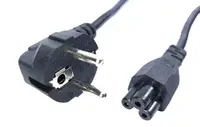 AC силовий кабель 100-240v ߷  C5/C6 3pin (2.5A) (1.2m) (B class) 1 день гар.