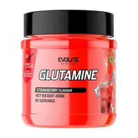 Аминокислота Evolite Nutrition Glutamine, 400 грамм Клубника