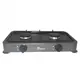 Плита газовая Domotec MS-6602 настольная на 2 конфорки ∙ Серая
