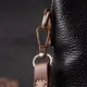 Интересная сумка на плечо для женщин на каждый день из натуральной кожи Vintage 22348 Черная