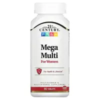 Витамины и минералы 21st Century Mega Multi for Women, 90 таблеток